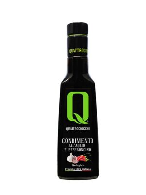 Quattrociocchi Condimento BIO All'Aglio e Peperoncino 250ml