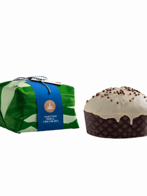 Fiasconaro Panettone Pere e Cioccolato 1Kg Incartato a Mano